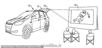 تماشای فیلم به سبك سینما بوسیله خودرو